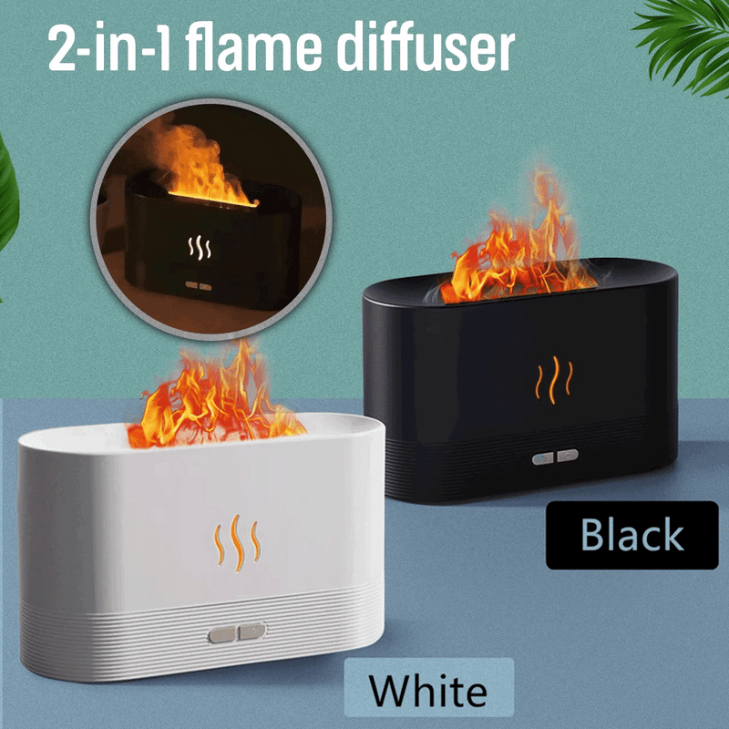 LED Flame Ultrasonic Air Humidifier detail view