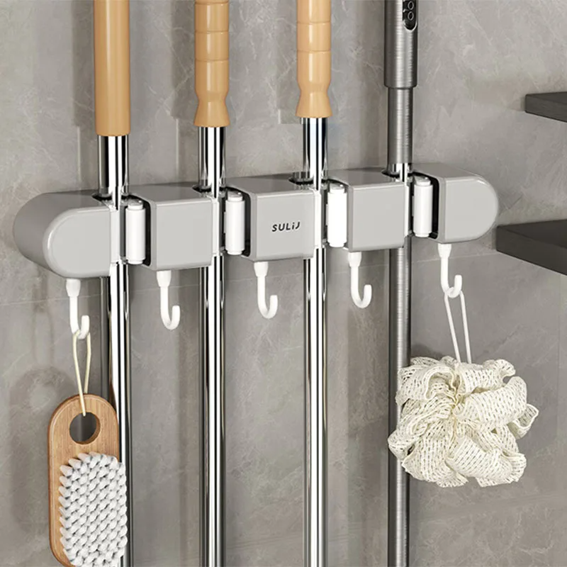 Wall-Mounted Mop Holder