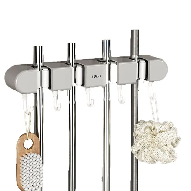 Wall-Mounted Mop Holder