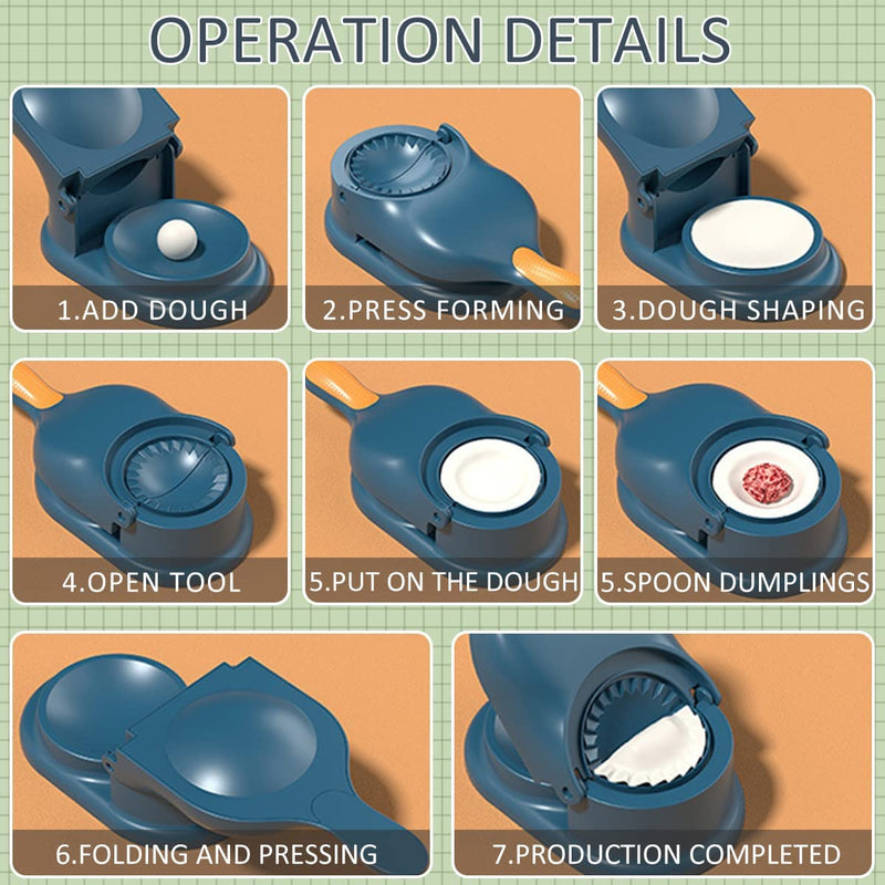 2-in-1 samosa and dumpling maker detail view