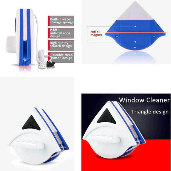 Glass Double-Sided Window Cleaner detail view