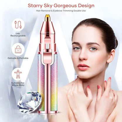 2-in-1 Eyebrow Trimmer & Hair Shaver