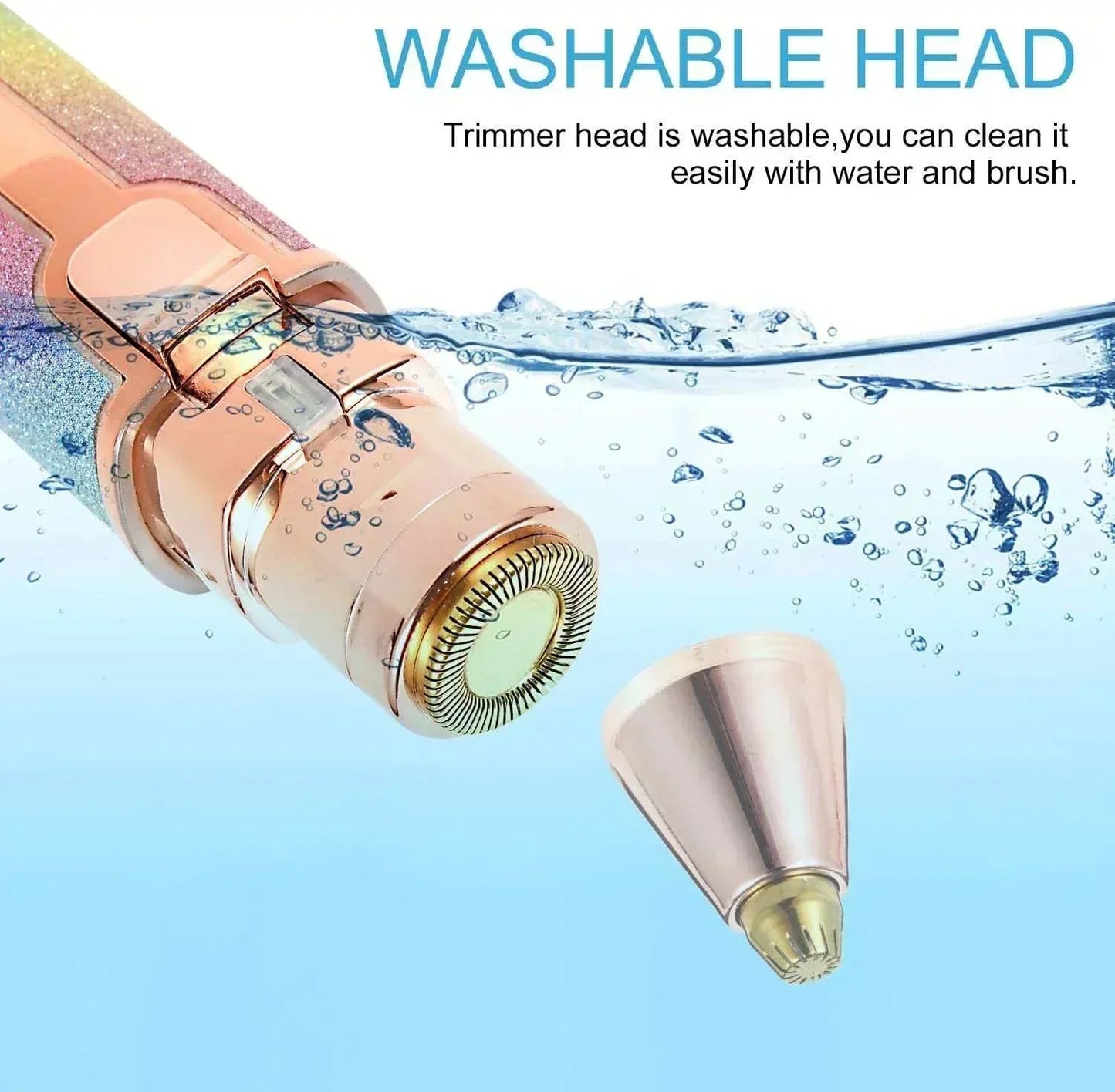 2-in-1 Eyebrow Trimmer & Hair Shaver