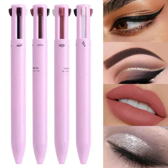 4-in-1 Makeup Pen - Waterproof & Long-Lasting