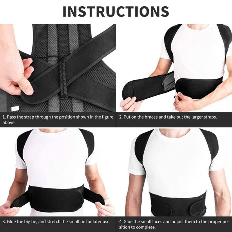 Posture Corrector Back Brace Belt detail view