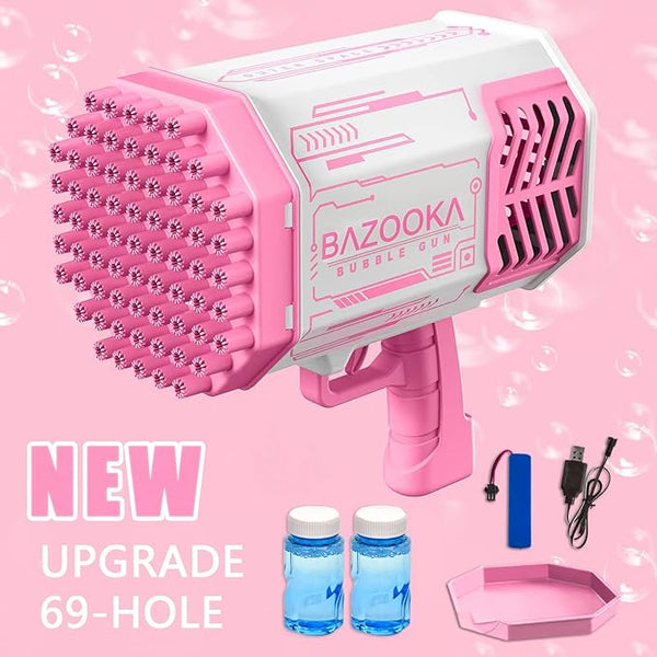 69-Hole Bubble Machine Gun Toy