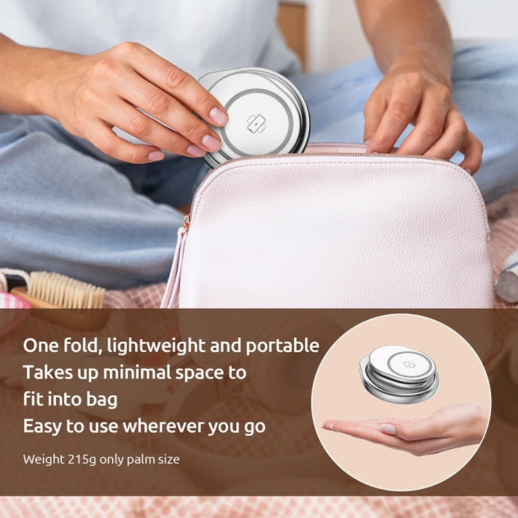 3-in-1 Zinc Alloy Magnetic Folding Wireless Charger