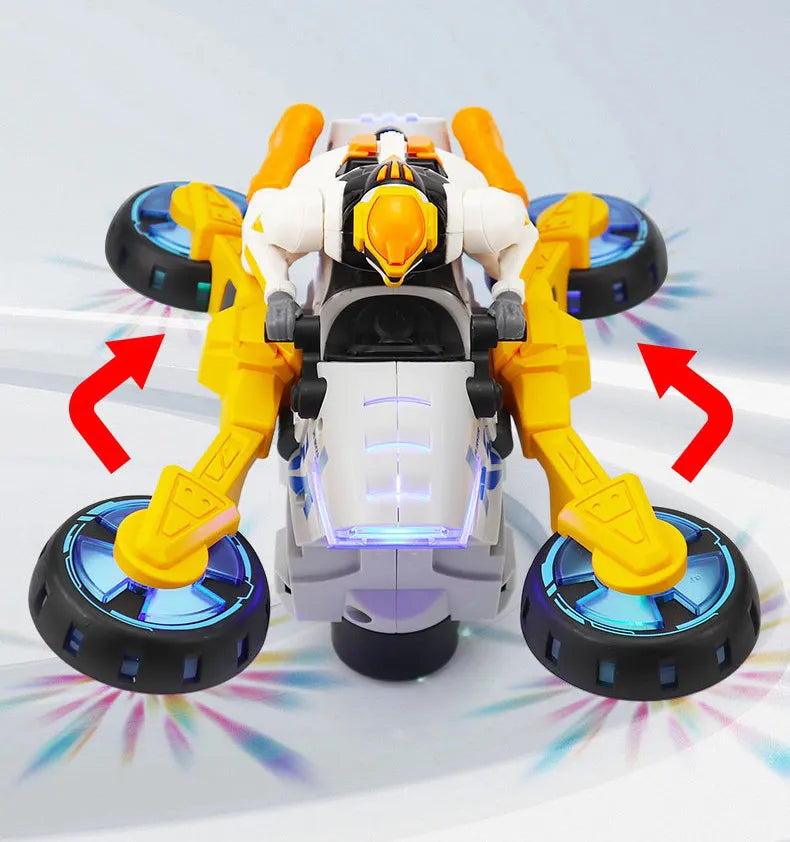 AvengerSpin Stunt Motorcycle detail view