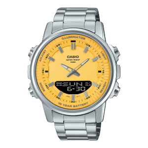 Casio Stainless Steel Digital Watch detail view