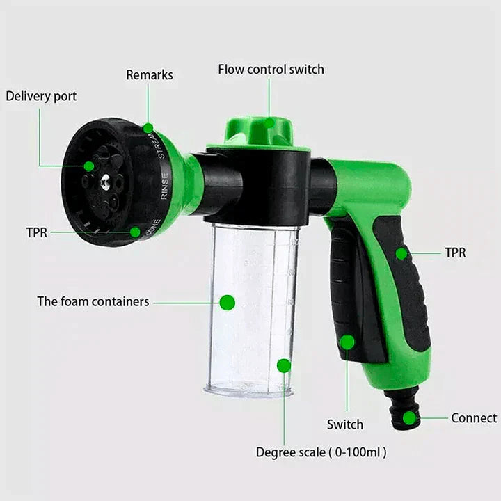 Multifunctional High-Pressure Car Wash Foam Water Gun